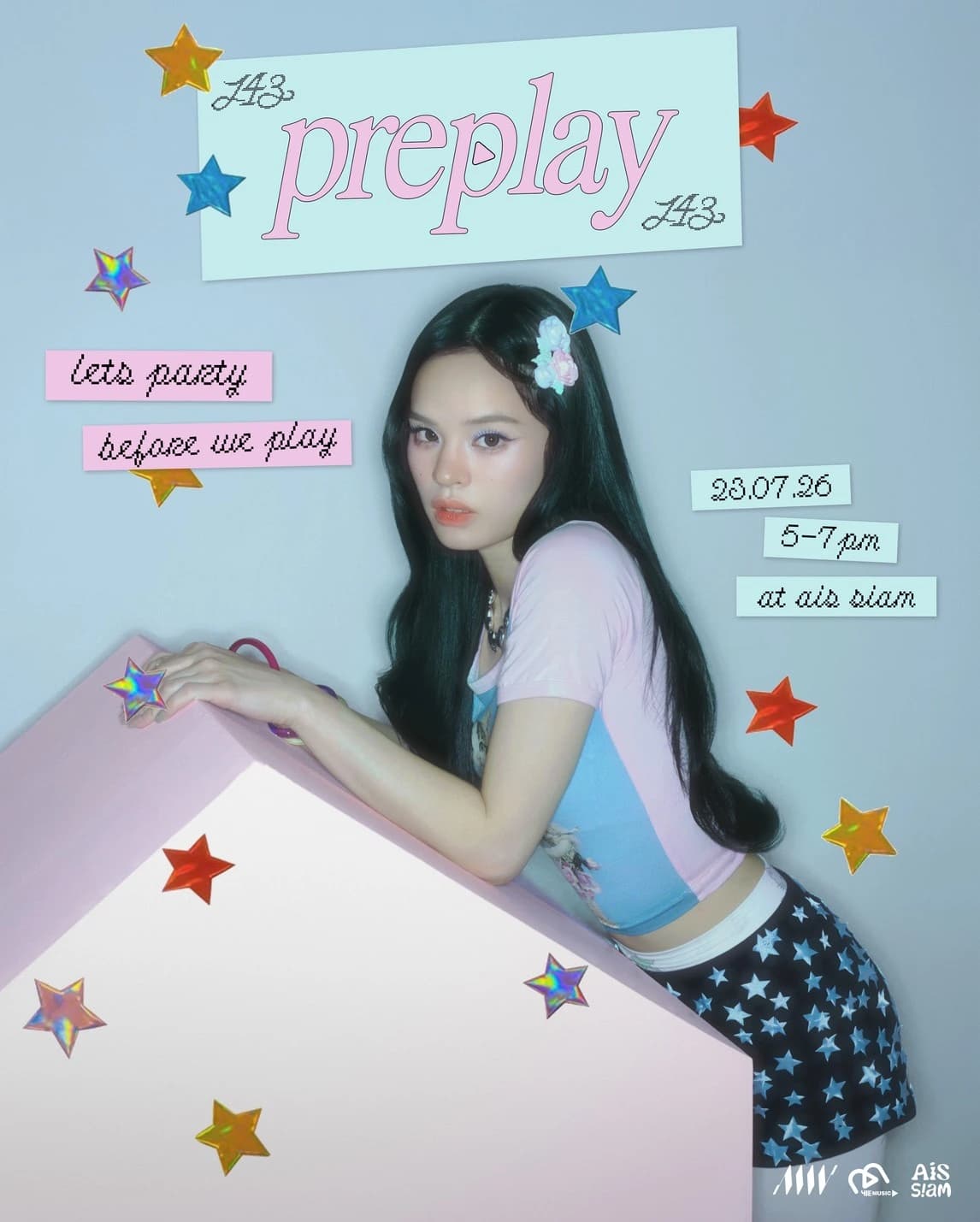 ALLY ปล่อยภาพแรกซิงเกิลใหม่ “143” พร้อมชวนร่วมงาน 143 PRE-PLAY สัมผัสทุกโมเมนต์ก่อนใคร