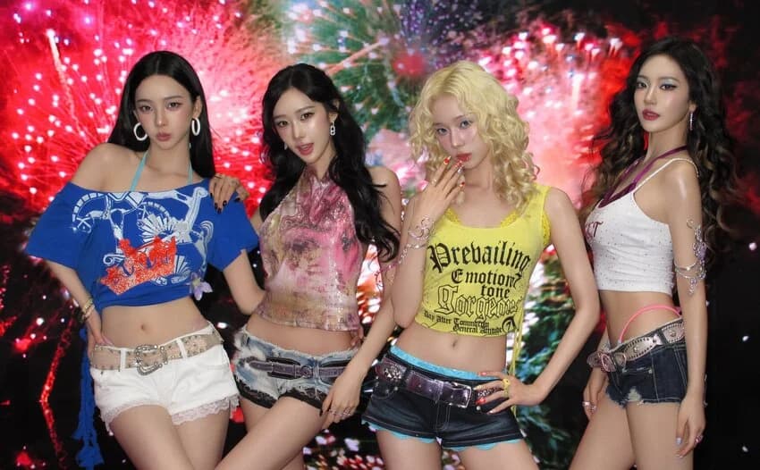 aespa ปล่อยมินิอัลบั้มญี่ปุ่นชุดแรก KISS N TELL เผยลุคใหม่สดใสหัวใจเต้นรัว